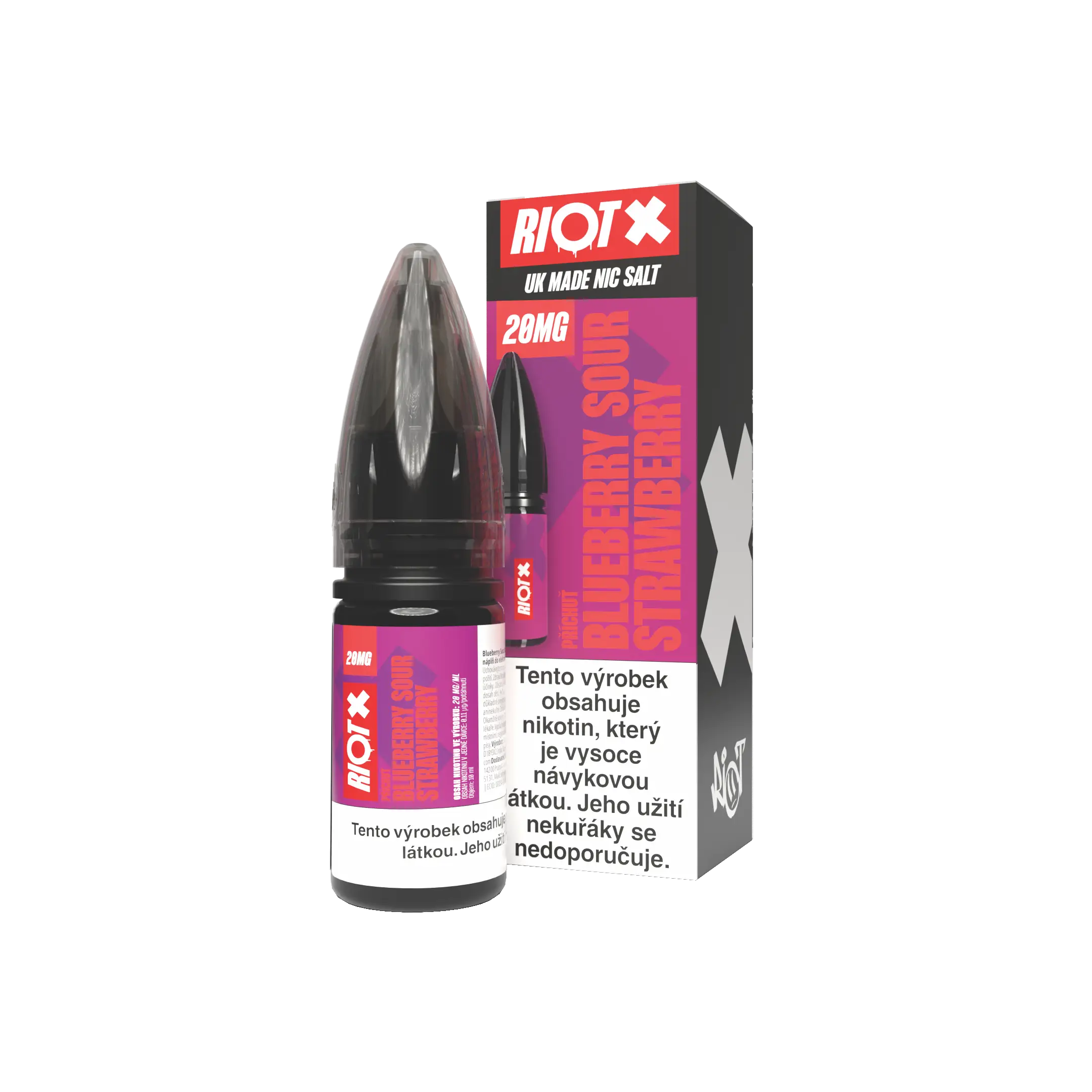 Riot X Blueberry Sour Strawberry 20mg 10ml