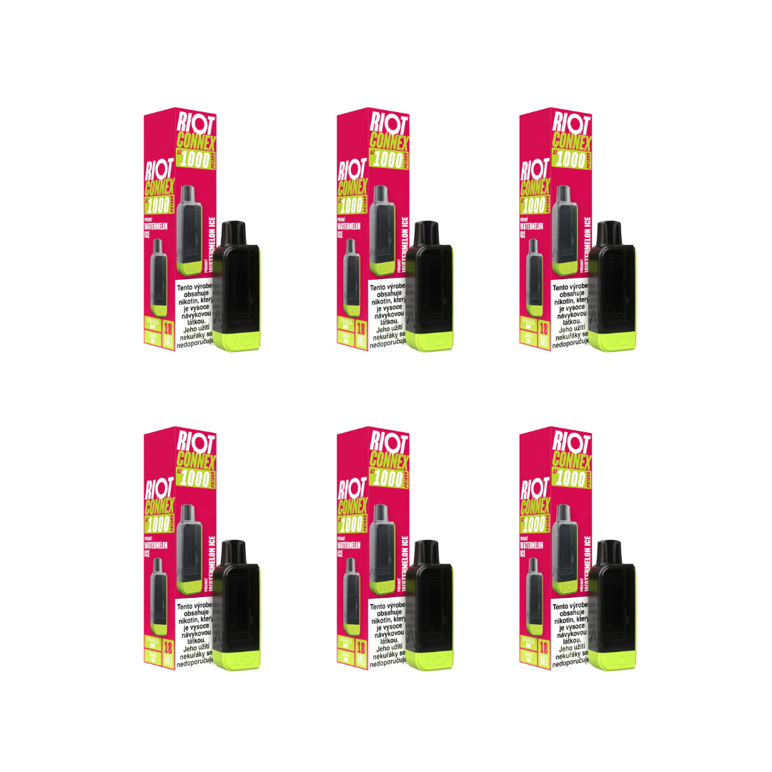 Multipack RIOT CONNEX - 6x POD Watermelon Ice 18mg