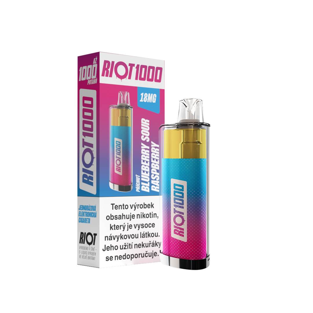 Riot 1000 Blueberry Sour Raspberry 18mg 2ml