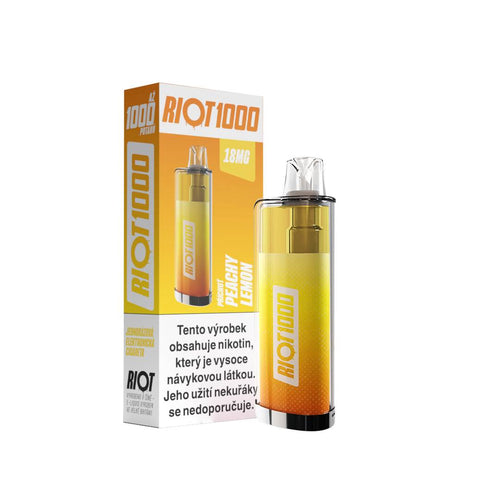 Riot 1000 Peachy Lemon 18mg 2ml