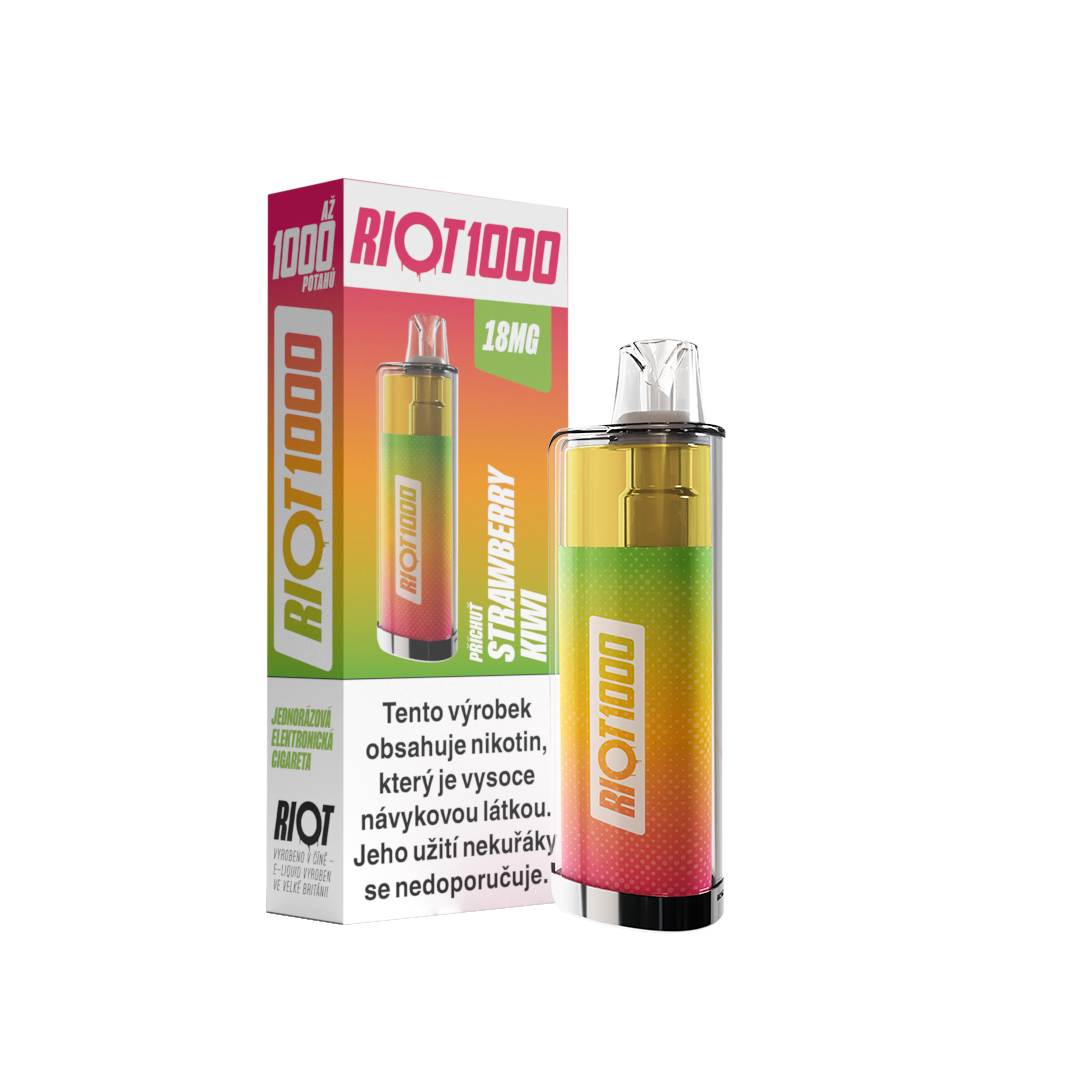 Riot 1000 Strawberry Kiwi 18mg 2ml