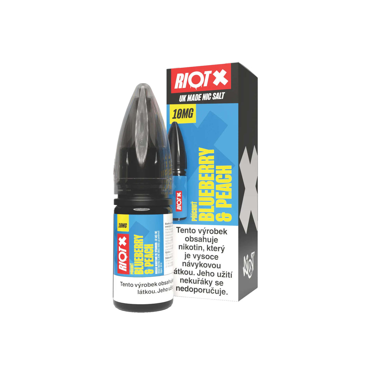Riot X Blueberry & Peach Fizz 10mg 10ml