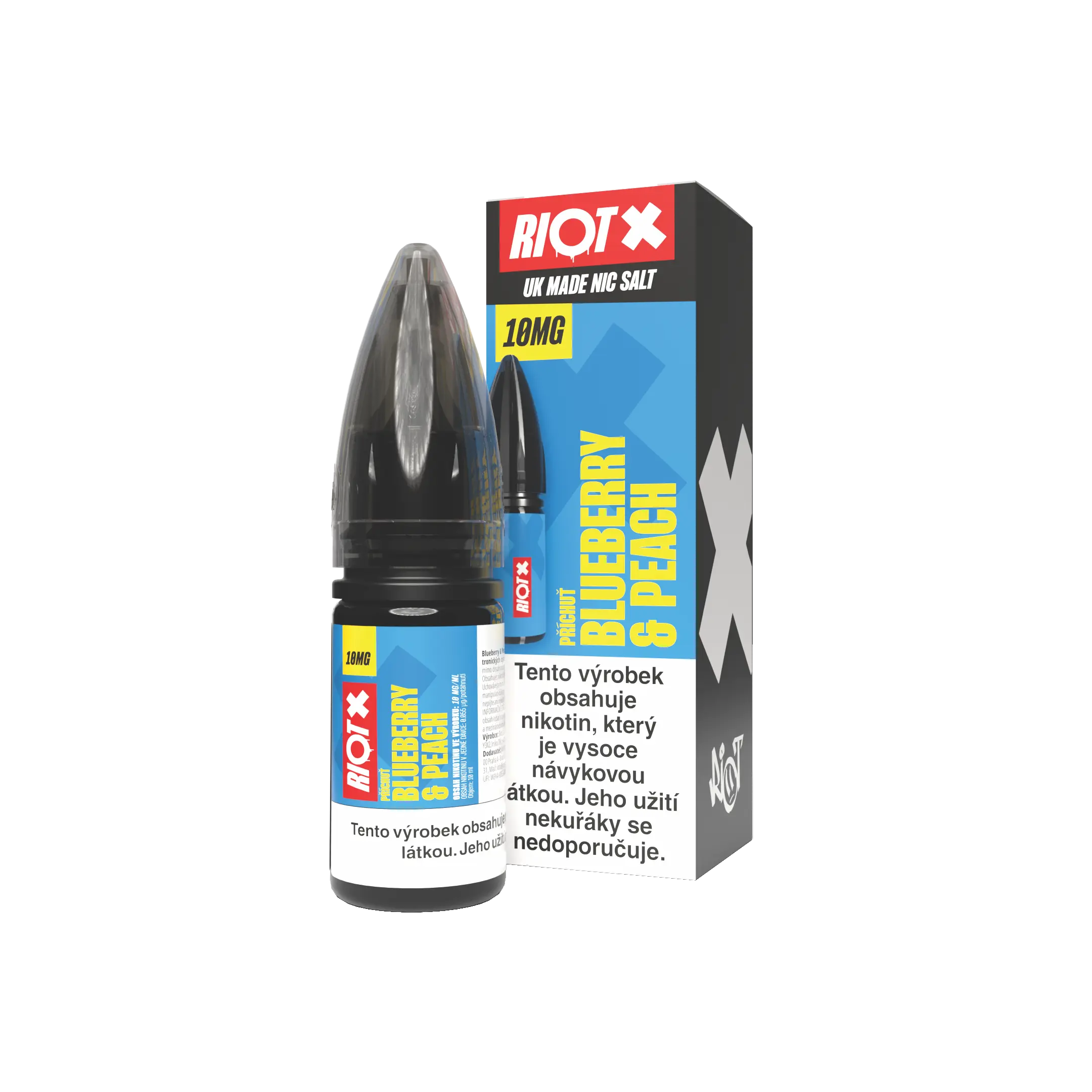 Riot X Blueberry & Peach Fizz 10mg 10ml