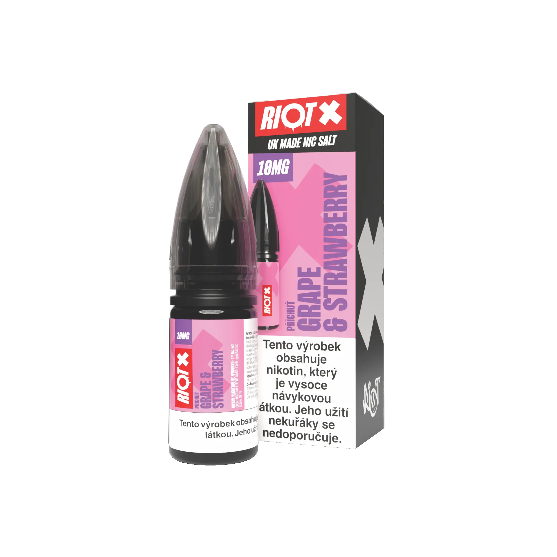 Riot X Grape & Strawberry 10mg 10ml