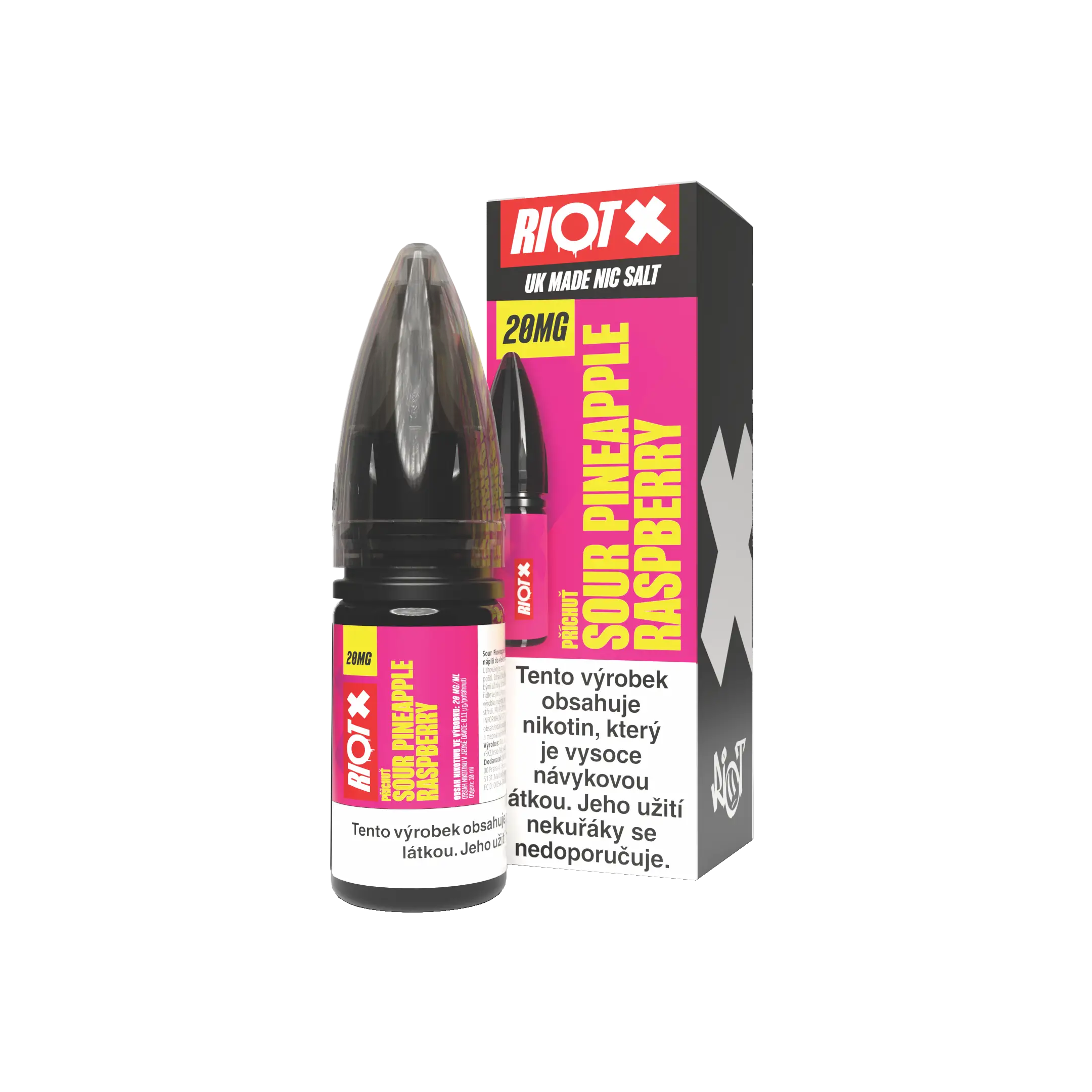 Riot X Sour Pineapple Razz 20mg 10ml