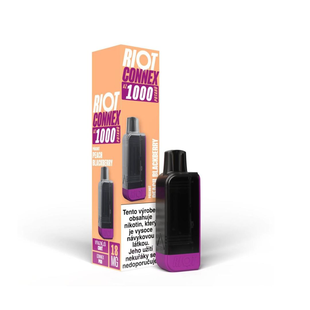 Riot Connex 1000 Peach Blackberry 18mg 2ml POD