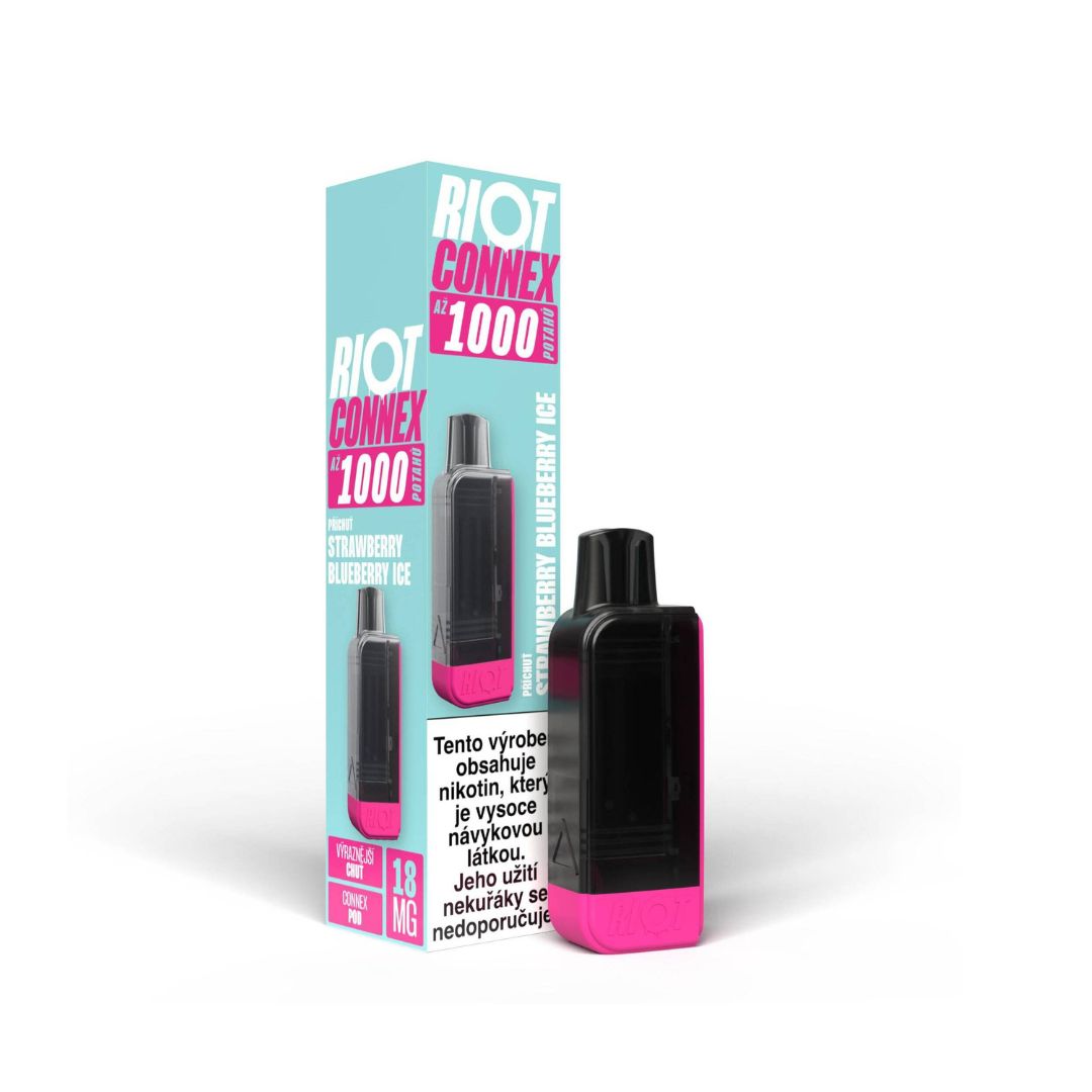 Riot Connex 1000 Strawberry Blueberry Ice 18mg 2ml POD