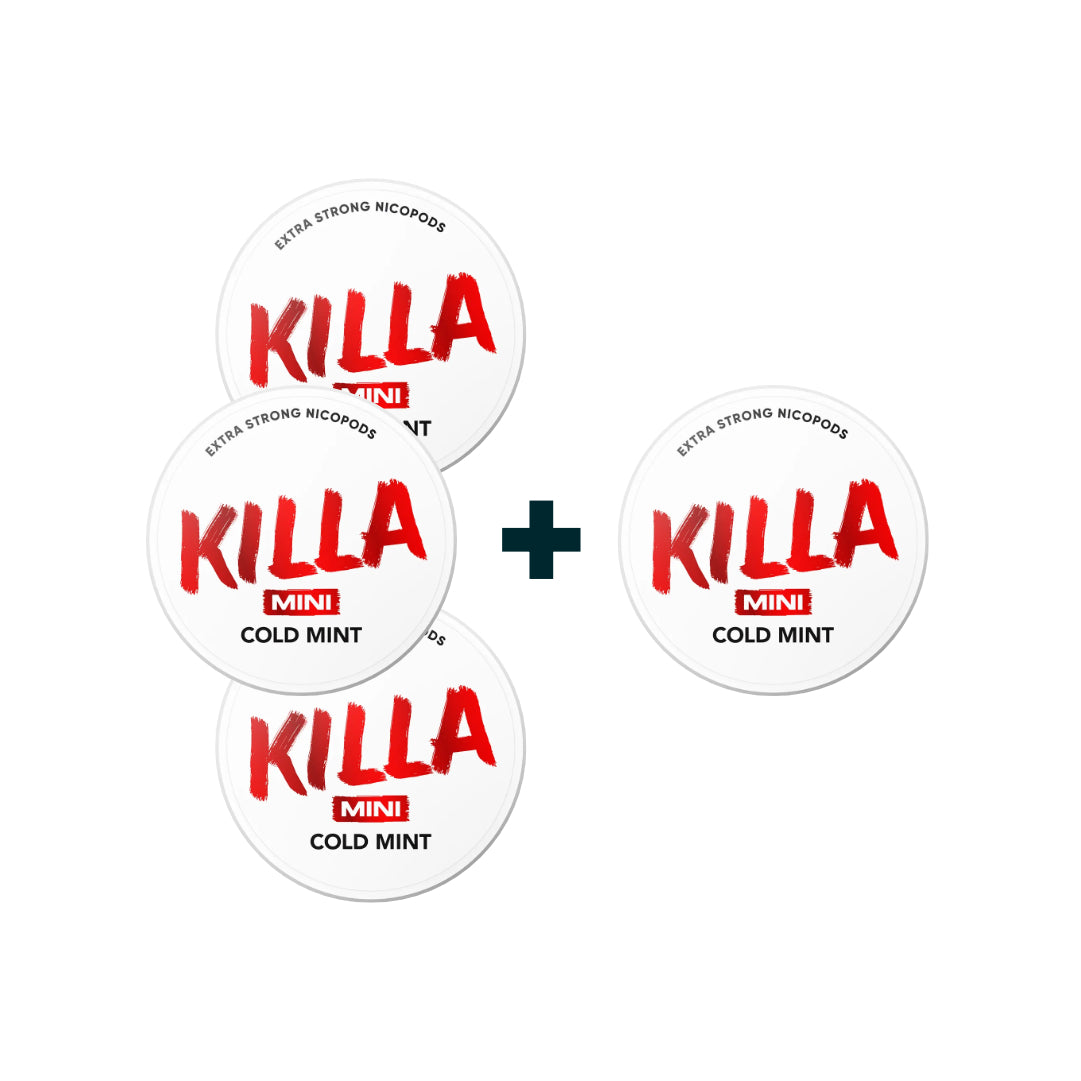 Multipack Killa Cold Mint MINI 14g 4ks