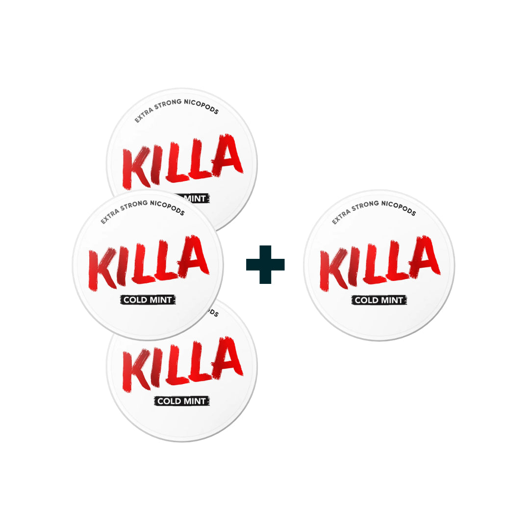 Multipack Killa Cold Mint 14g 4ks