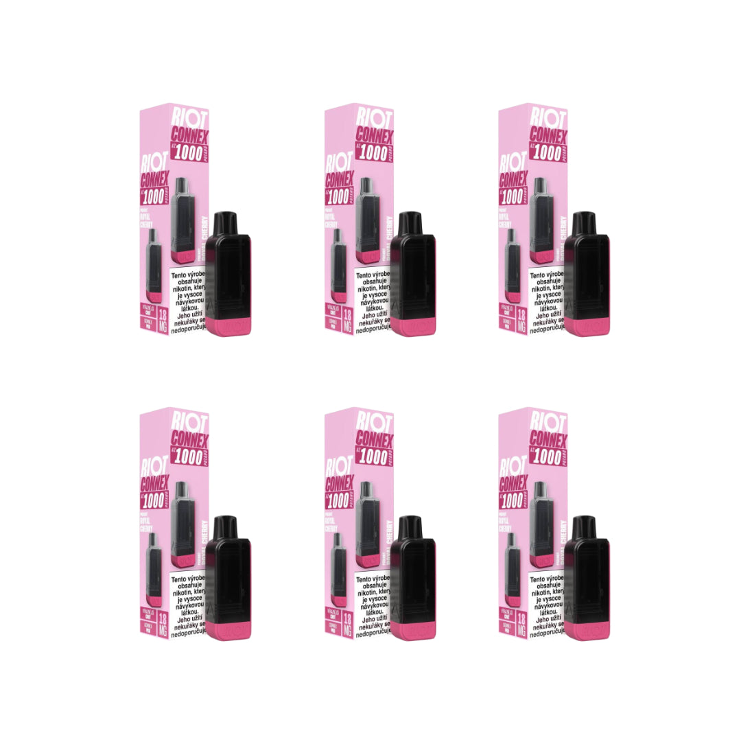 Multipack RIOT CONNEX - 6x POD Royal Cherry 18mg